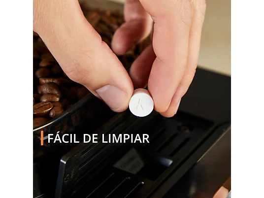 Cafetera superautomática - Krups Roma EA81K870, 1450 W, 15 bar, 1.7 L, 3 temperaturas, 2 tazas, Sistema Thermoblock, Kit de limpieza incluido, Negro - Imagen 7