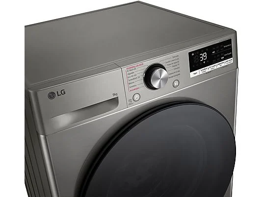 Lavadora carga frontal - LG F4WR7009AGS, Serie 700, 9 kg, 1400 rpm, 14 Programas, AI Direct Drive™, TurboWash™360˚, Inox - Imagen 10