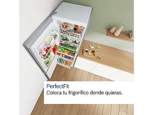 Frigorífico combi - Bosch KGN39VIEA, No frost, 203 cm, 368 l, Cajón VitaFresh, EasyAccess, Inox antihuellas - Imagen 3