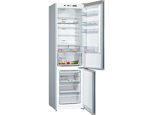 Frigorífico combi - Bosch KGN39VIEA, No frost, 203 cm, 368 l, Cajón VitaFresh, EasyAccess, Inox antihuellas - Imagen 2
