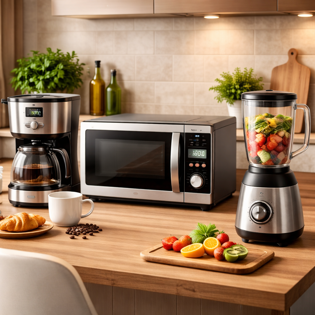Pequeños electrodomésticos en encimera